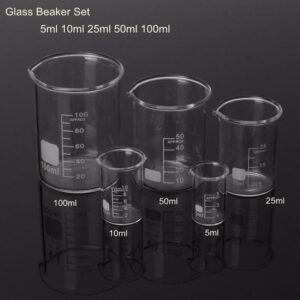 glass beakers (various sizes)